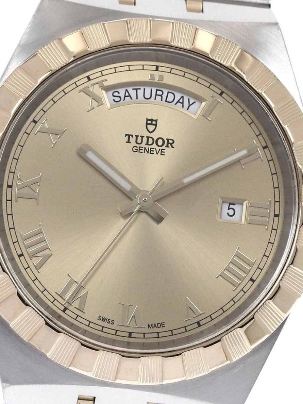 TUDOR Royal 28603 Day Date YG2 tone gold Dial Automatic Men's Watch